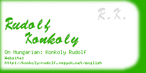 rudolf konkoly business card